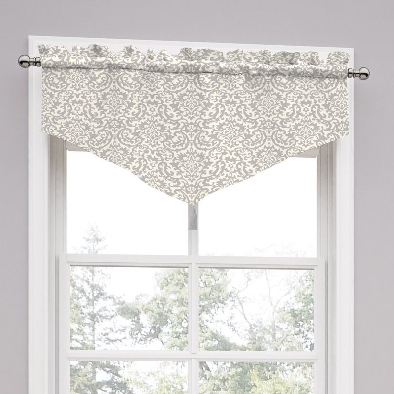 Traditions by Waverly Duncan Damask 52" Curtain Valance & Reviews Wayfair